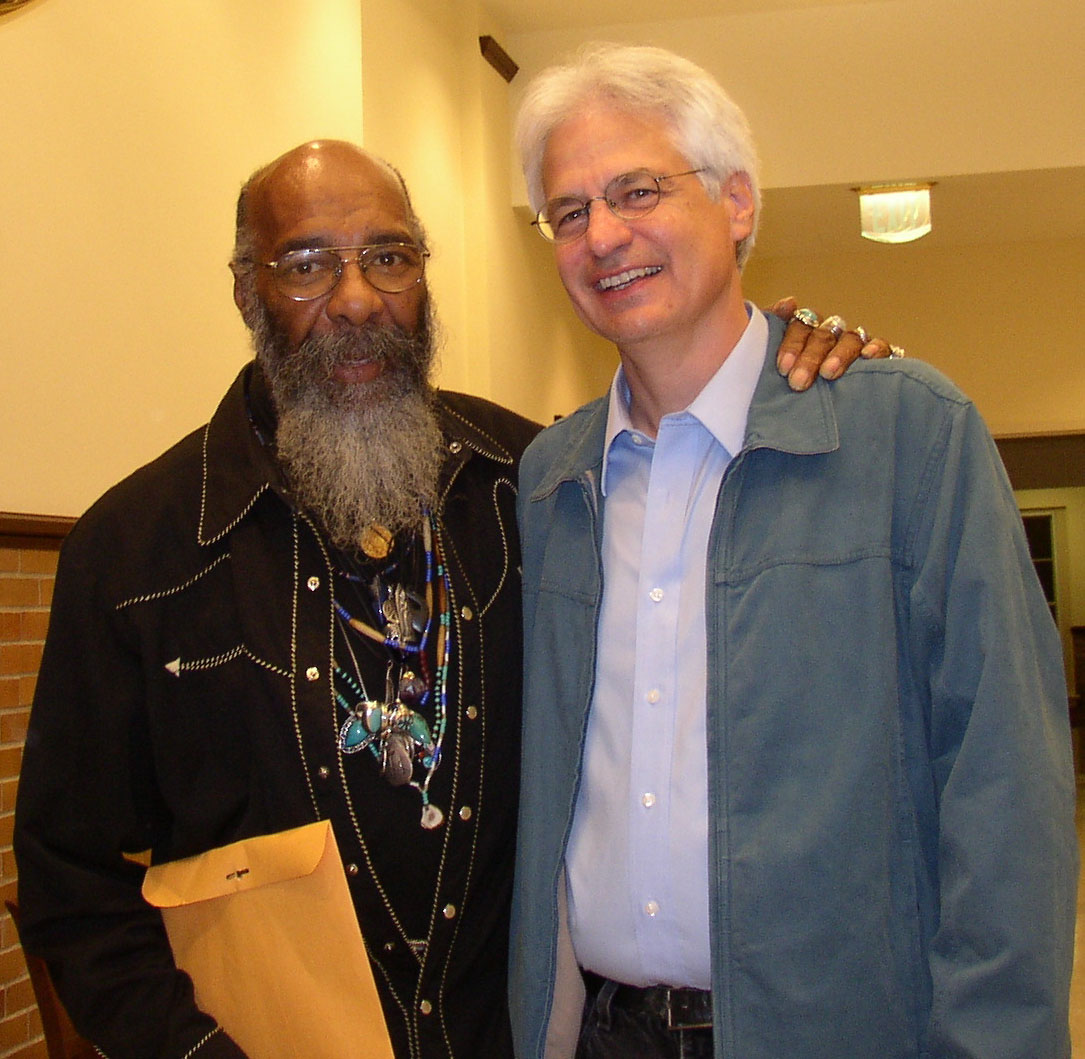 Jim Newsom and Richie Havens at the Suffolk Center for Cultural Arts