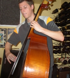 Mike Faircloth on the bass
